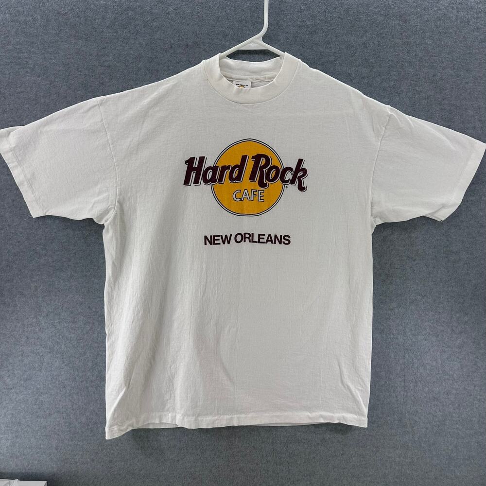 Vintage Hard Rock Cafe Uni sz XL New Orleans T Shirt 90s Made in USA 100% Cotton